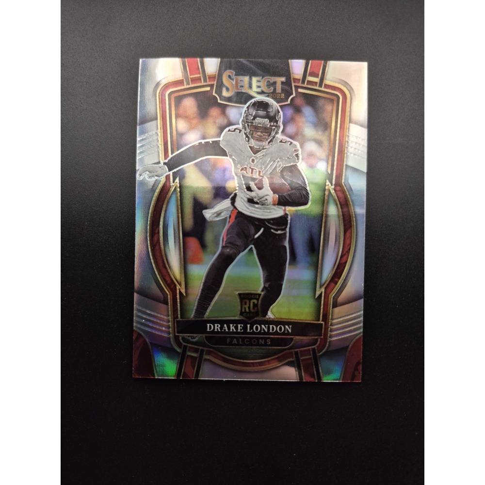 2022 Panini Select Club Level Drake London #297 Silver Prizm (RC) Atl Falcons